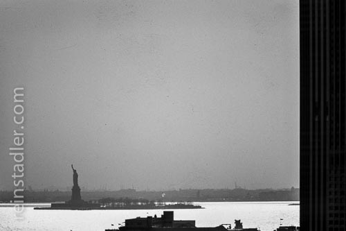  Liberty Island in der Upper New York Bay.